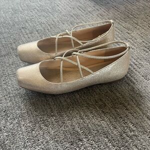 Jessica Simpson Glittery Flats